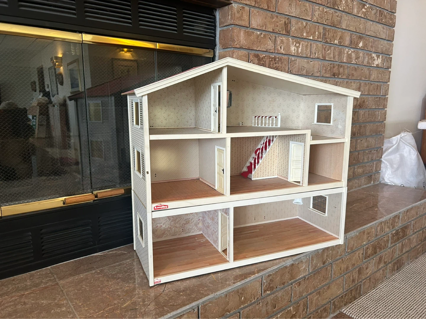 Lundby Dolls House with Furniture and Figures