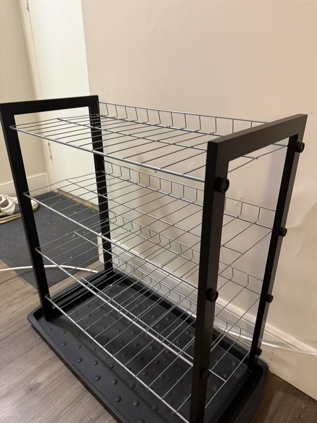 4-Tier Metal Shoe Rack
