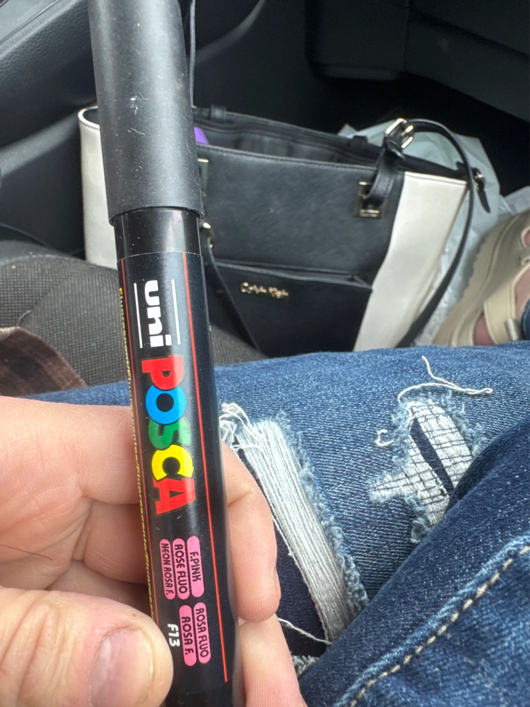 Uni Posca Marker - F-Pink (Neon Rose Fluorescent)