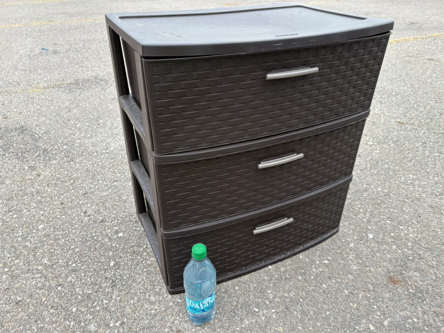 Plastic 3-Drawer Storage Unit