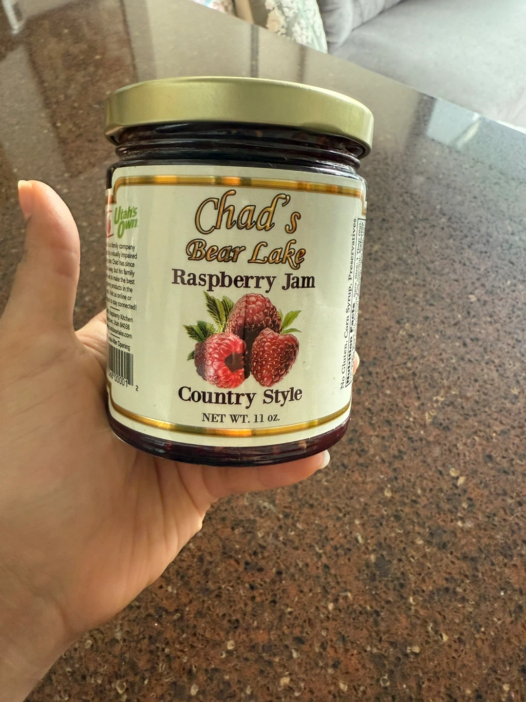 Chad's Bear Lake Raspberry Jam - UNUSED, UNOPENED