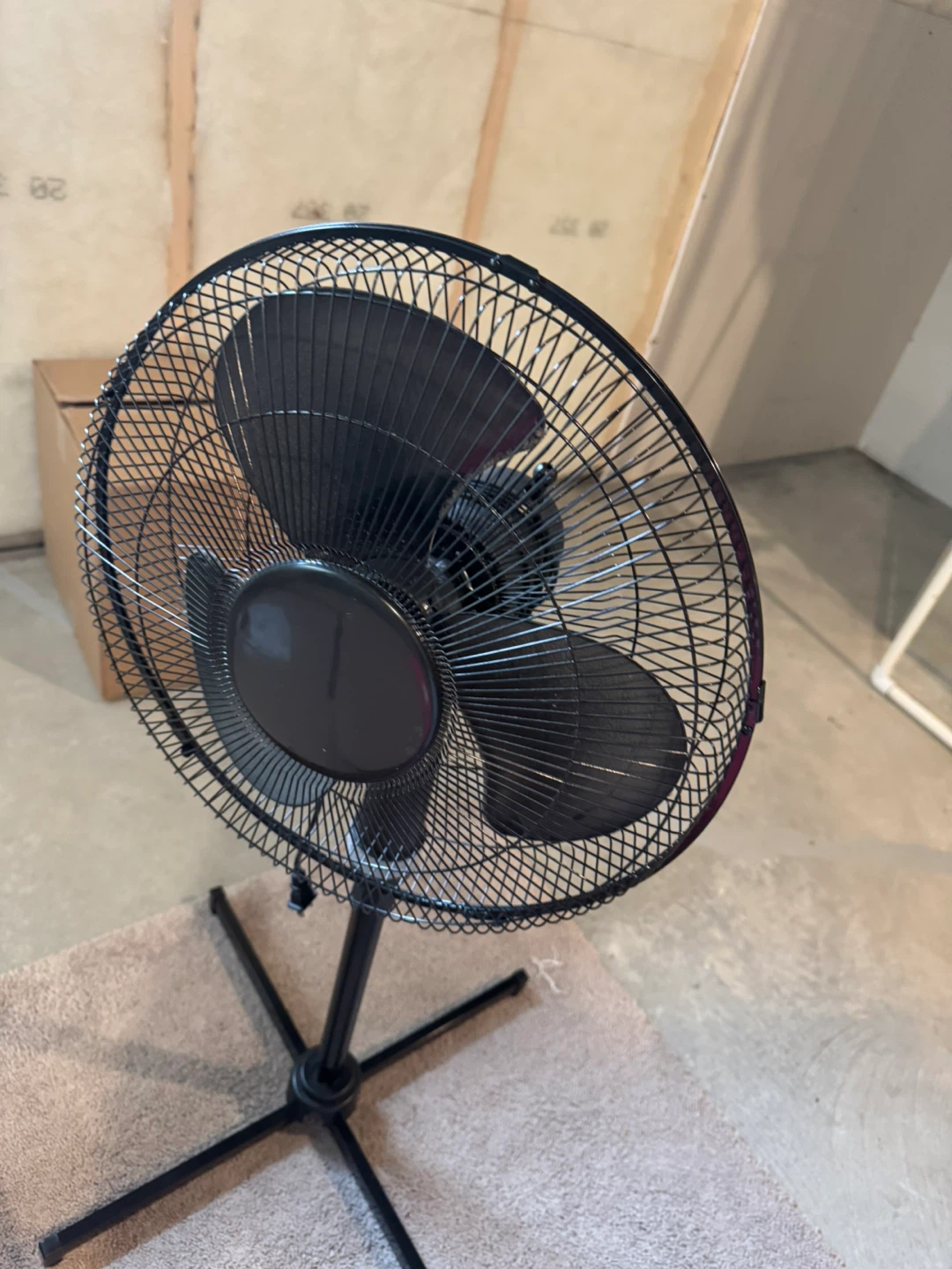 Black Oscillating Pedestal Fan - photo 2