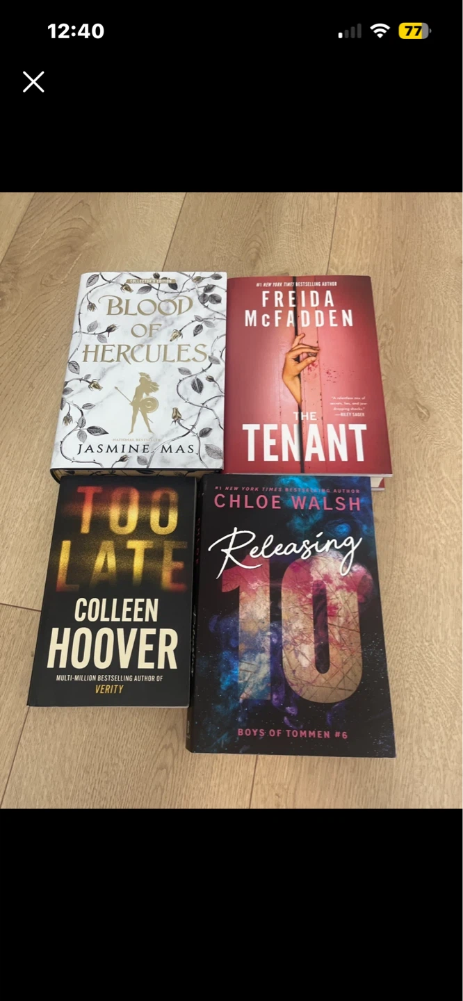 Collection of 4 Paperback Novels