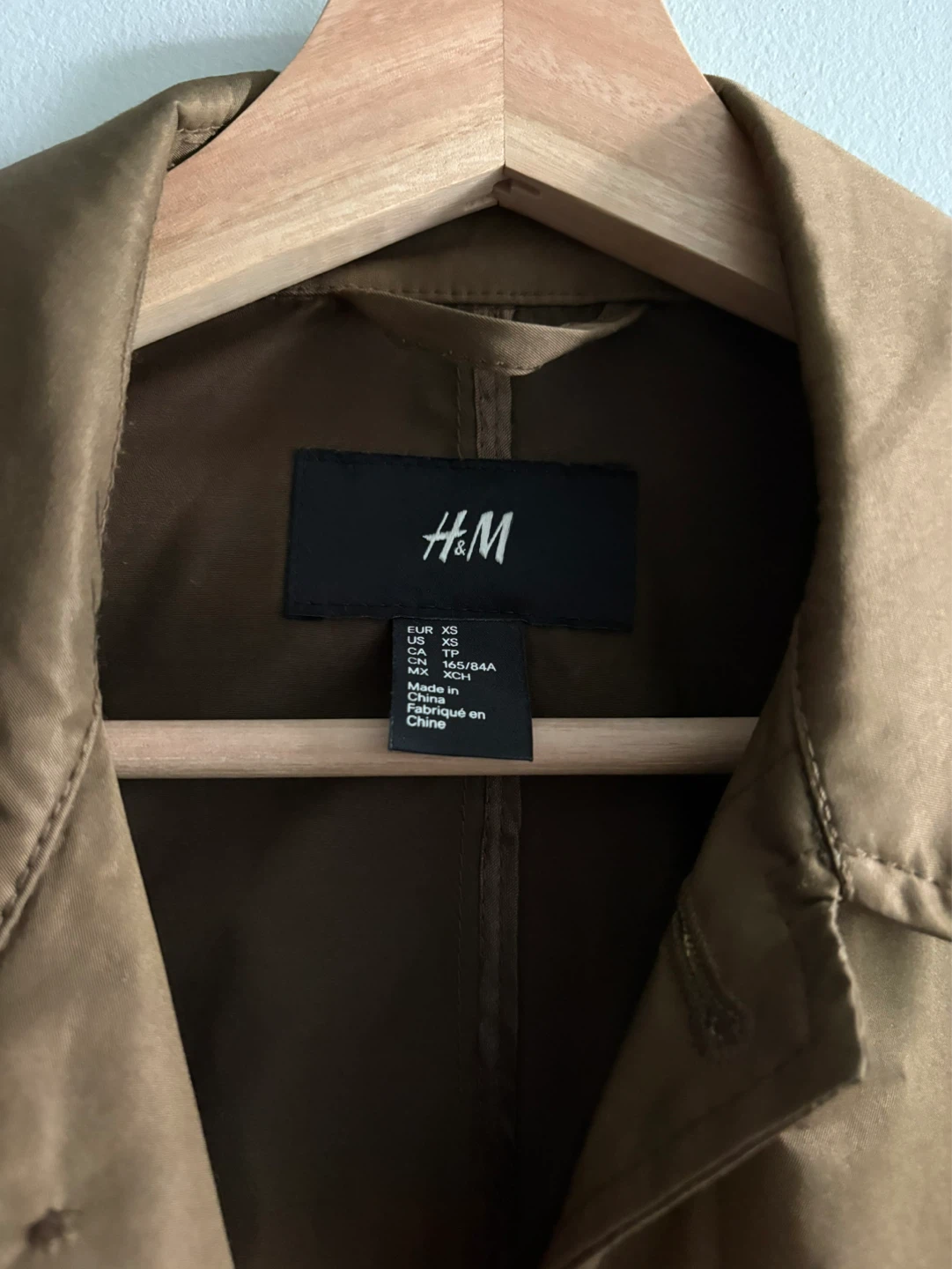 H&M Brown Trench Coat XS - photo 3