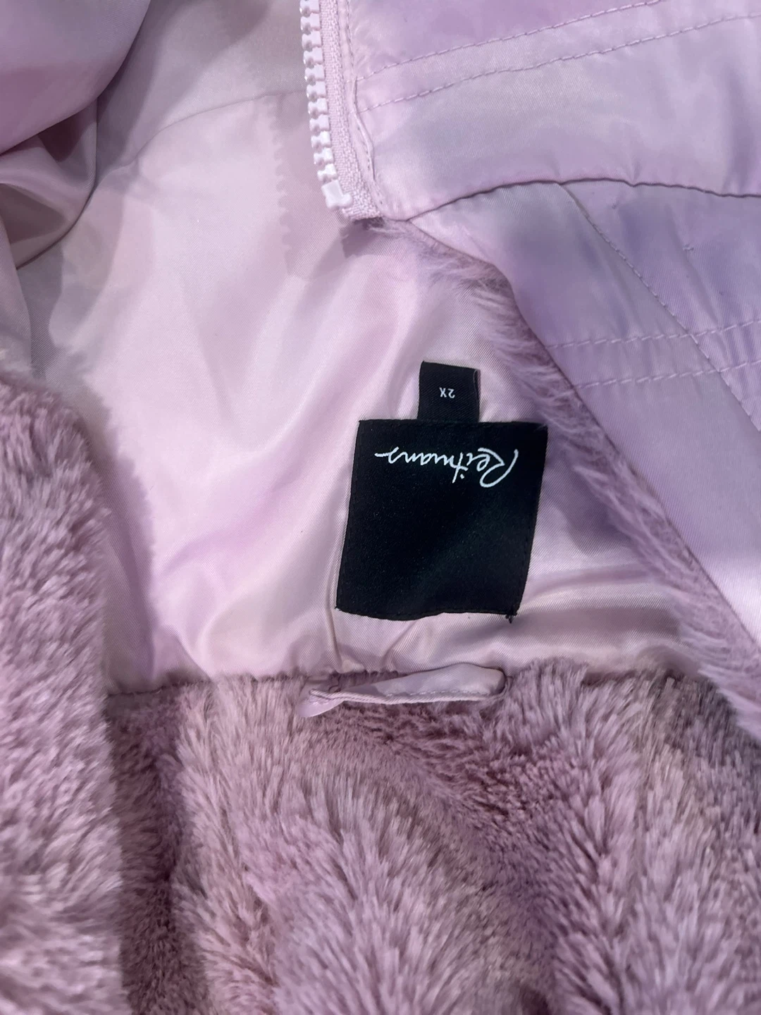 Reitmans Puffer Jacket - Pink - Size 2X