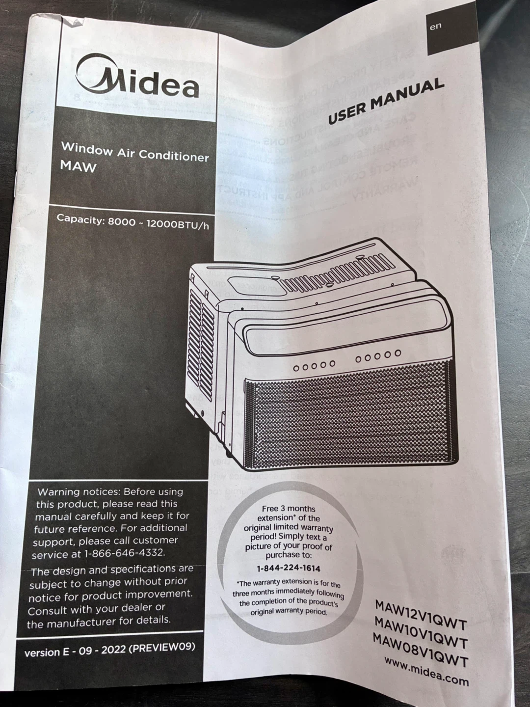 Midea U-Shaped Window Air Conditioner - photo 2