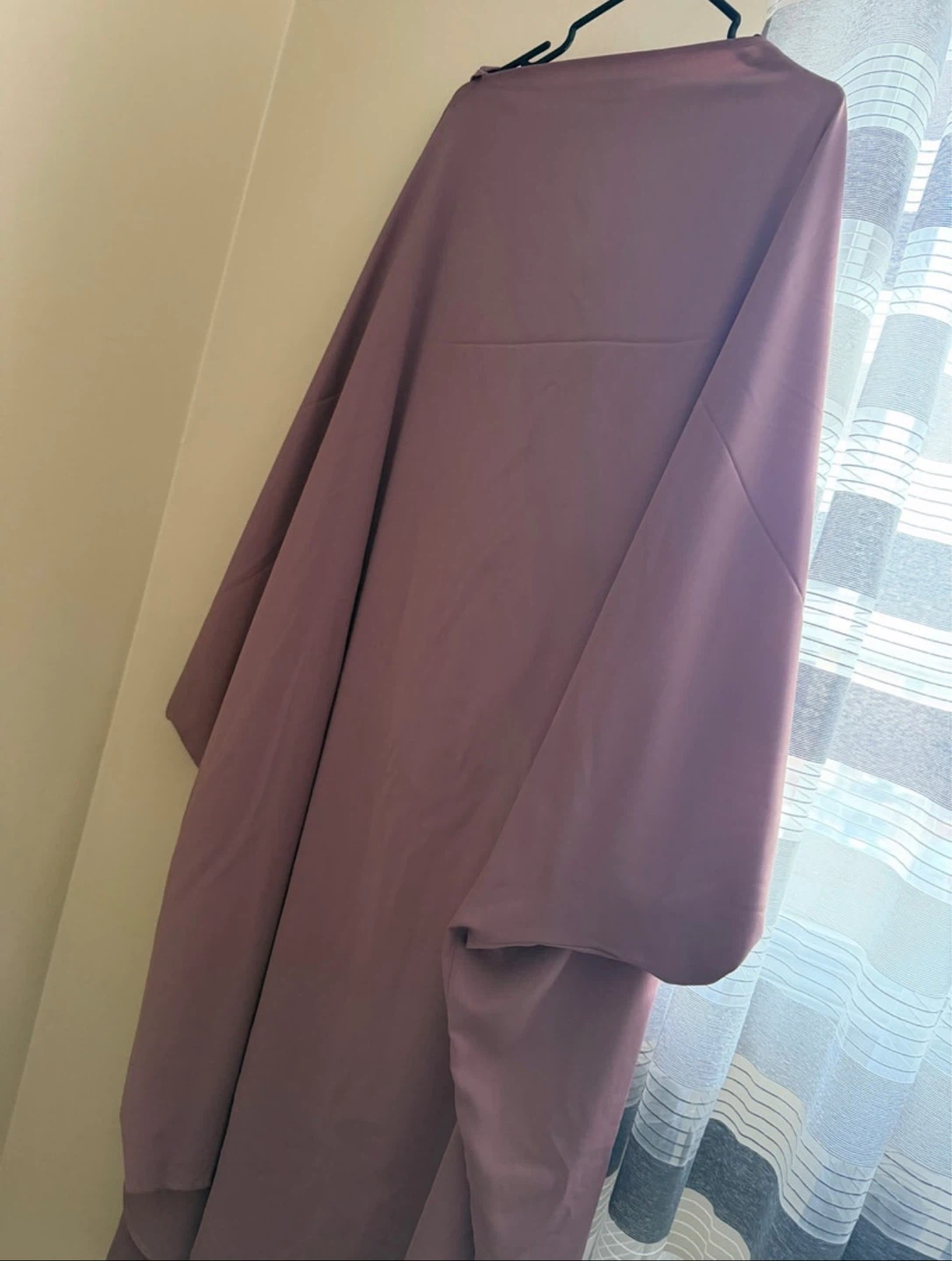 Women's Modest Abaya Set - Dusty Rose
