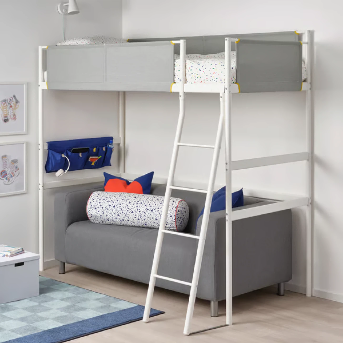 FREE Twin sized loft bed frame on the curb!! - photo 2