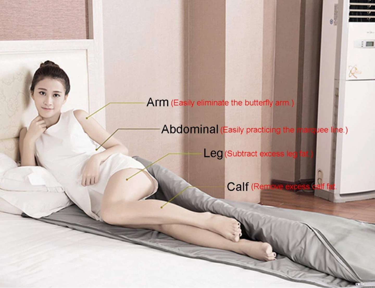 Elitzia Body Shaper Weight Loss Sauna Thermal Heating Blanket - photo 5