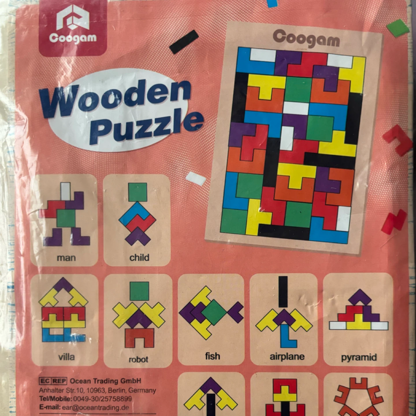 (Coogam) Wooden Puzzle - *40 Pieces* - photo 2