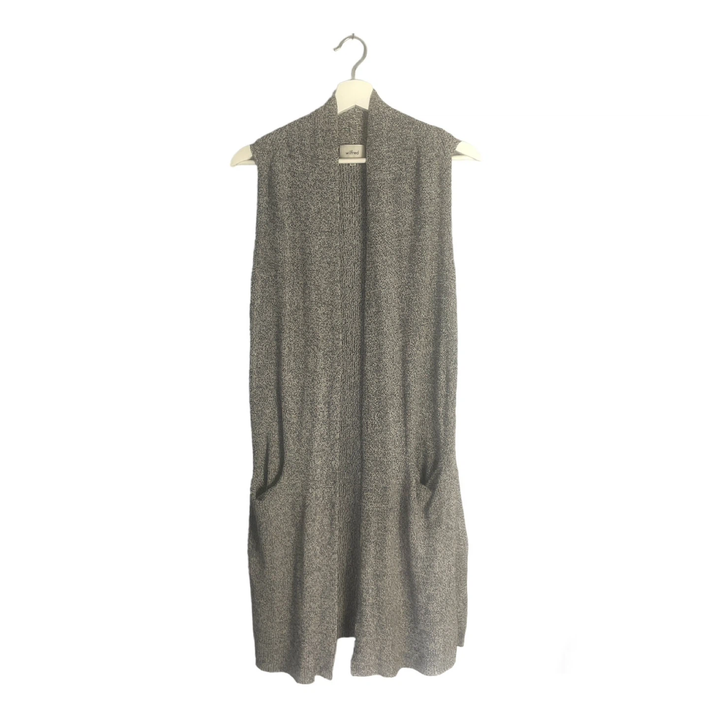 Aritzia Wilfred Dunkirk Sleeveless Sweater Cardigan Vest Size XS