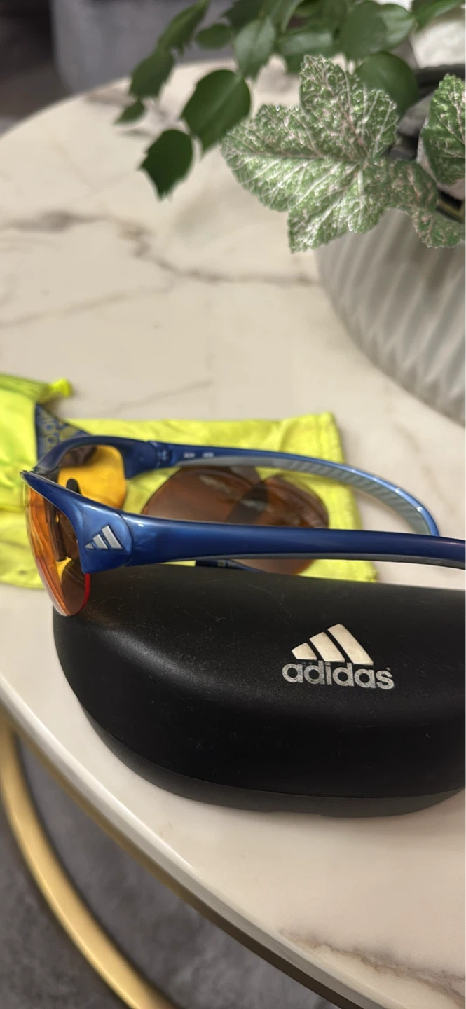 Adidas Blue Sports Sunglasses with Extra Lenses - photo 3