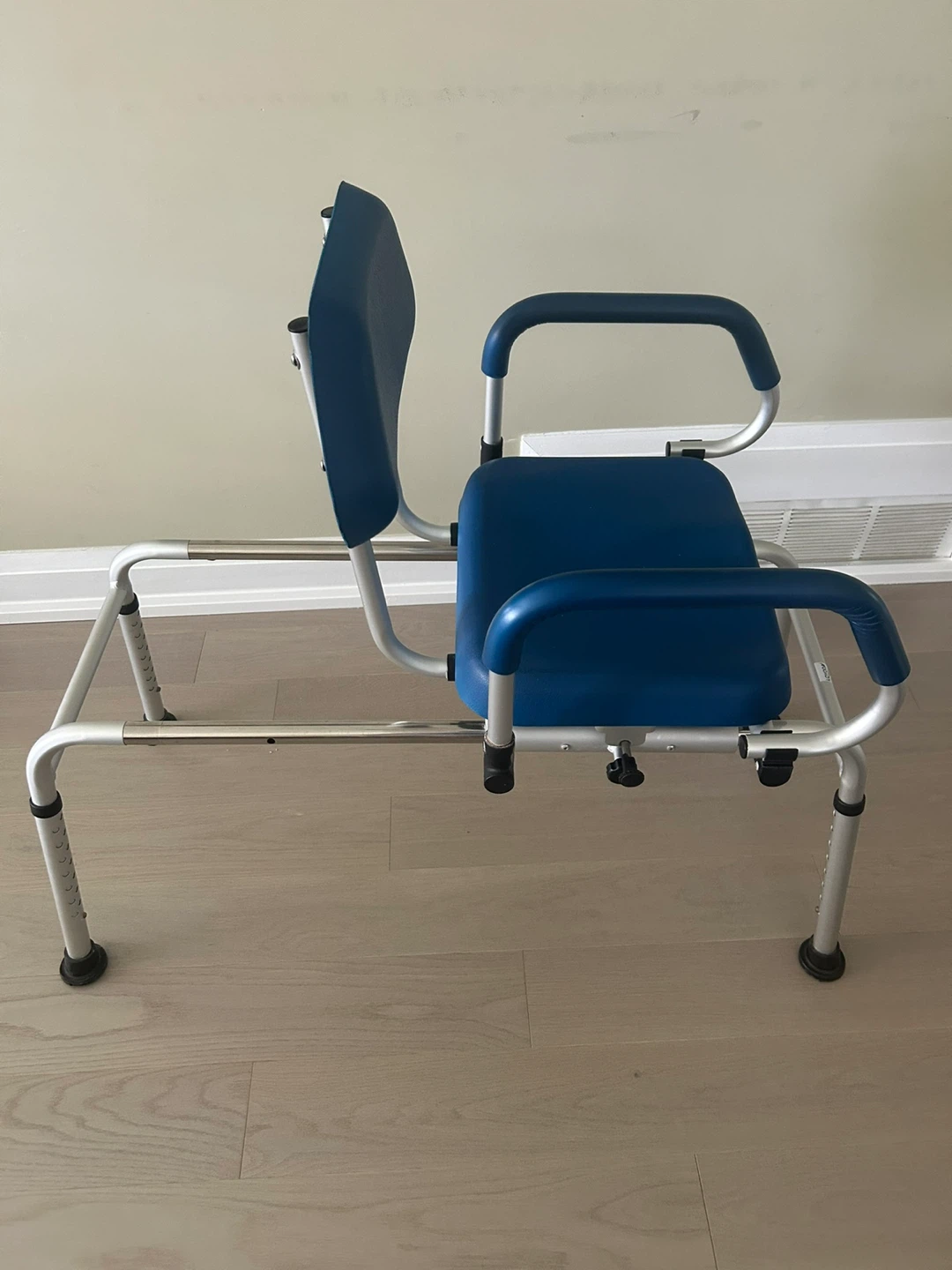 Adjustable Shower Chair with Arms and Back - photo 2