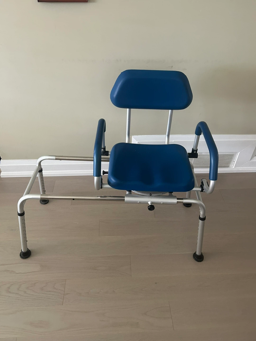 Adjustable Shower Chair with Arms and Back - photo 4