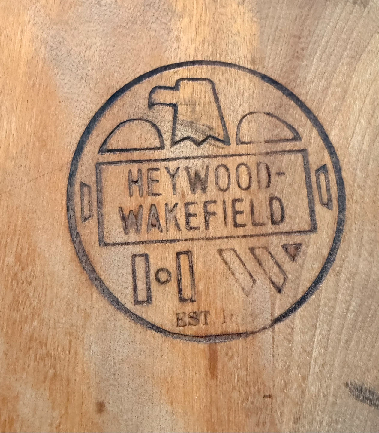 Mid-Century Heywood-Wakefield Maple Wood Steel Chair - photo 2