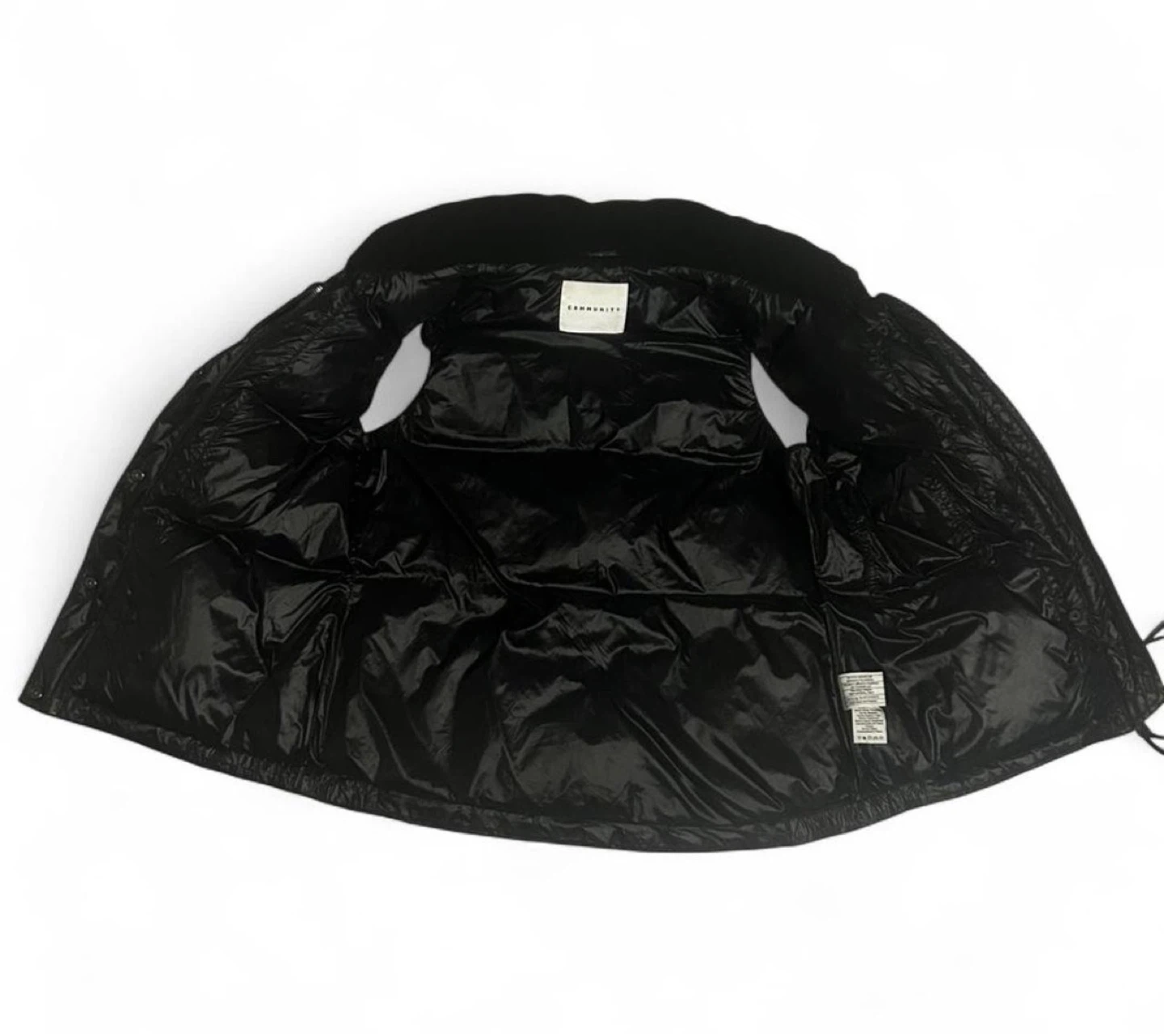 COMMUNITY Black Puffer Vest - XS - photo 3
