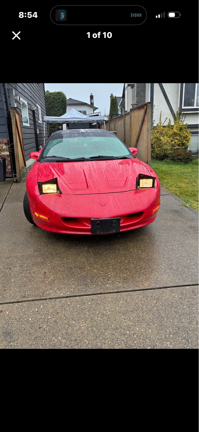 1995 Red Pontiac Firebird