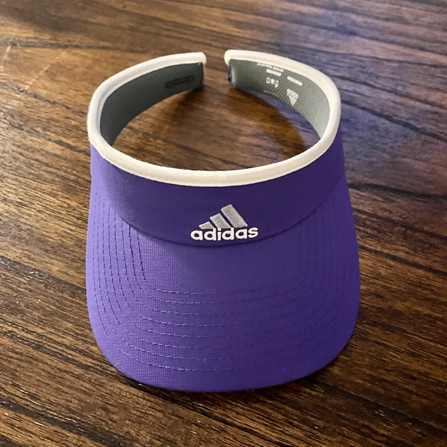Adidas Visor - White and Purple