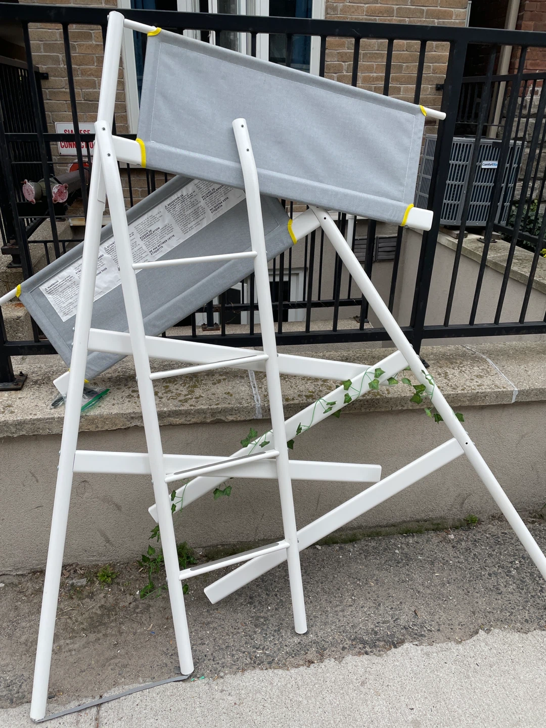 FREE Twin sized loft bed frame on the curb!!