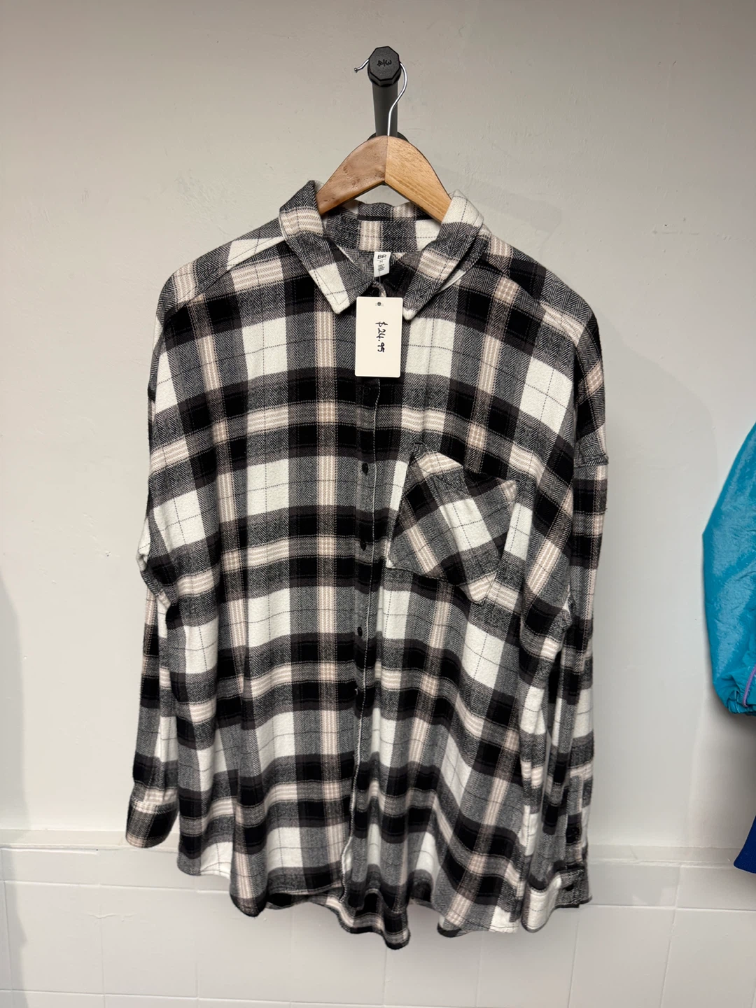 Old Navy Plaid Flannel Shirt - Size Medium - photo 5