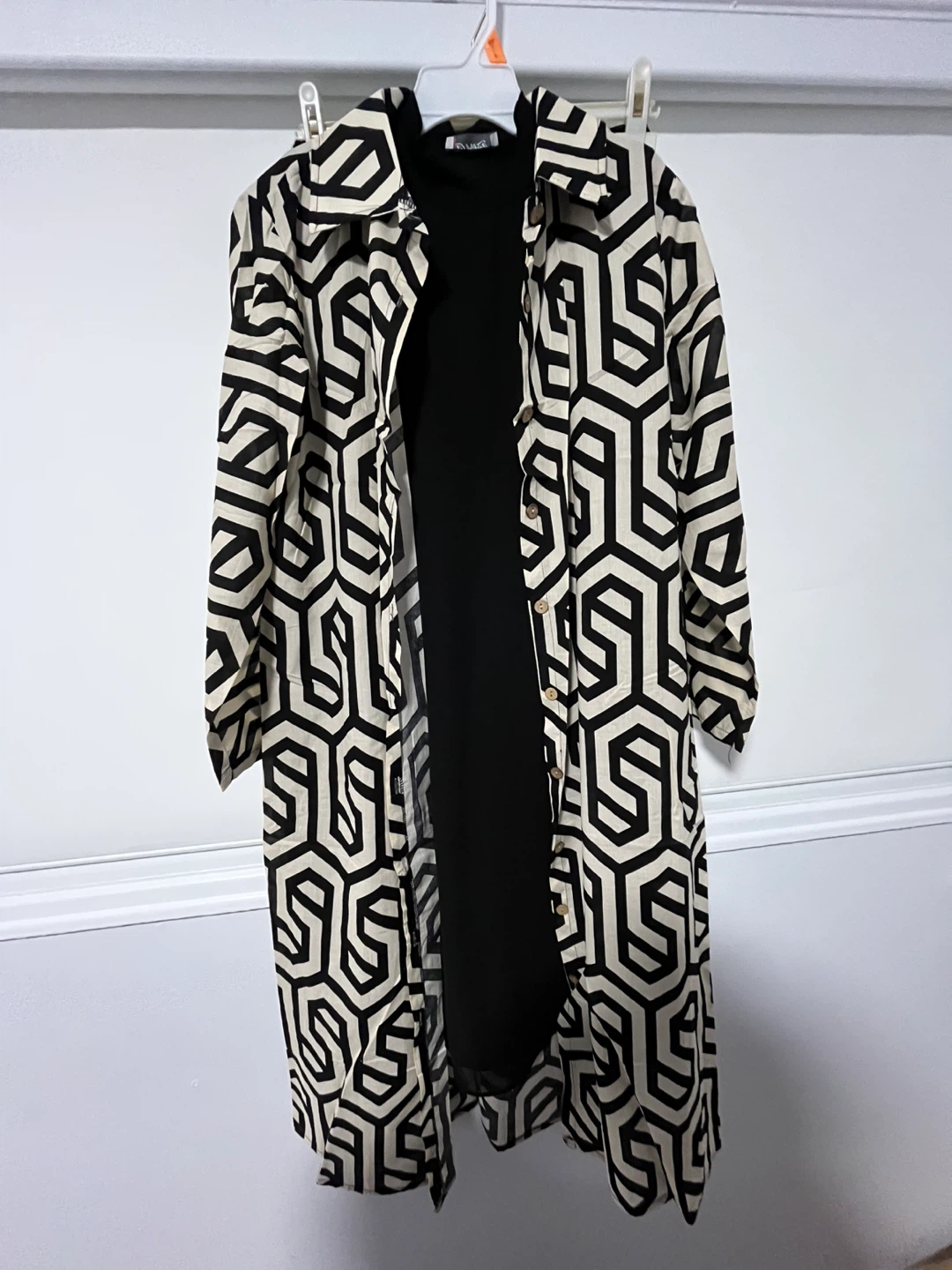 Geometric Print Shirt and Pants Set - photo 3
