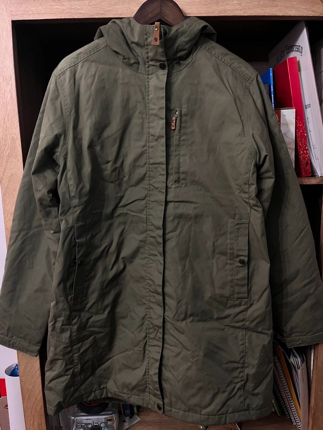 Fjällräven Kiruna Padded Parka - Olive Green - Size W