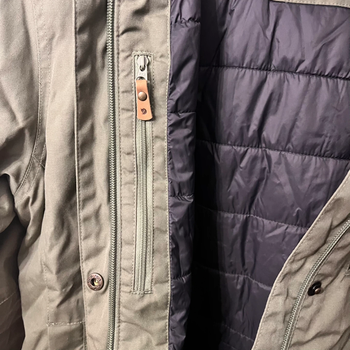 Fjällräven Kiruna Padded Parka - Olive Green - Size W - photo 4
