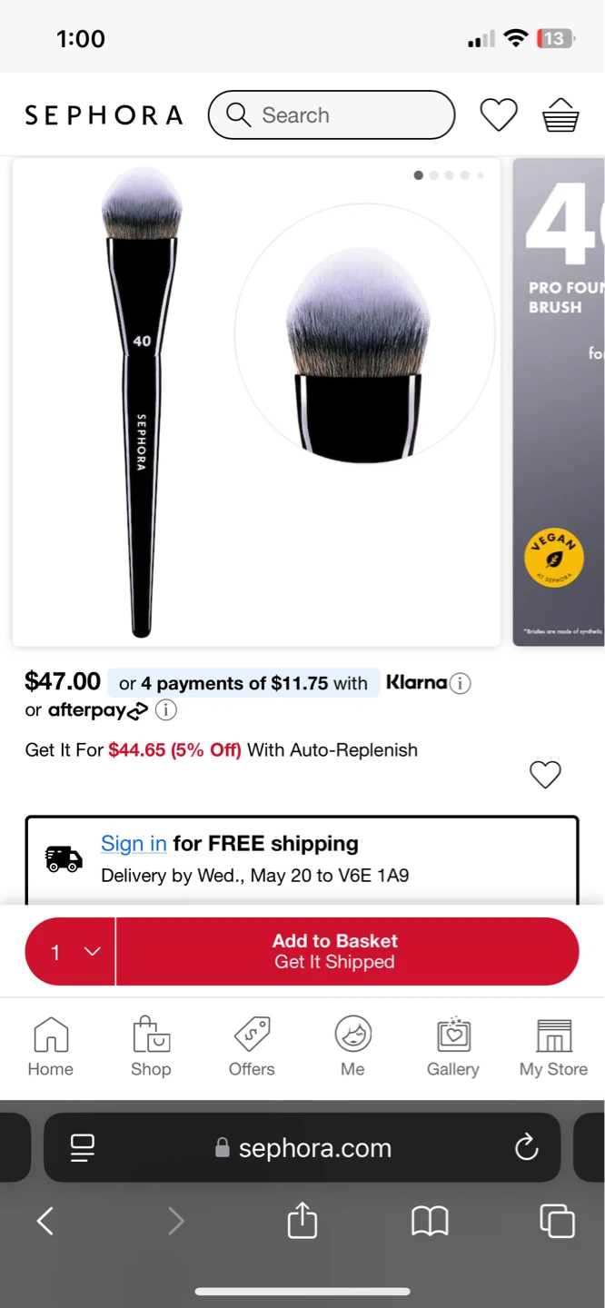 Sephora Pro Foundation Brush 40 - photo 3