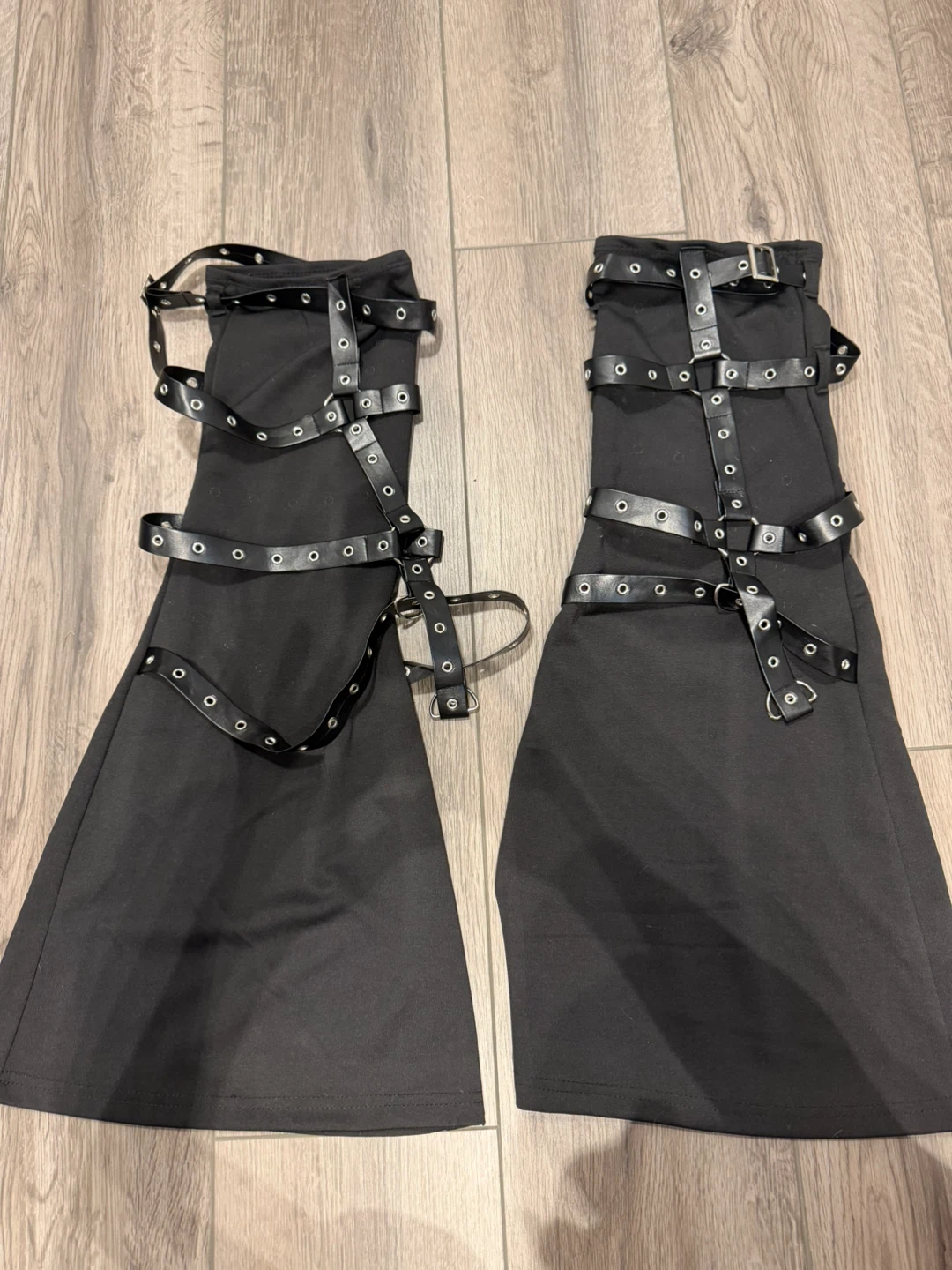 Black Goth Harness for Pants