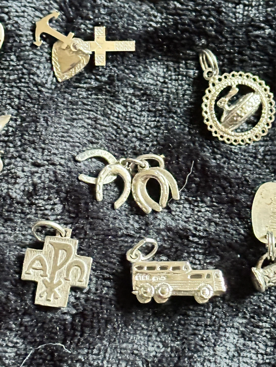 Vintage Sterling charms bracelet $25 each 3 for $60 - photo 4
