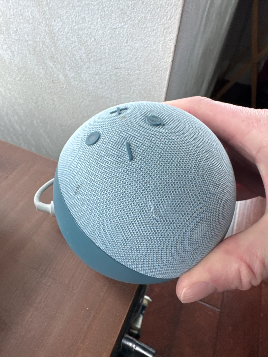 Amazon Echo Dot (4th Gen) Smart Speaker - Glacier White - photo 2
