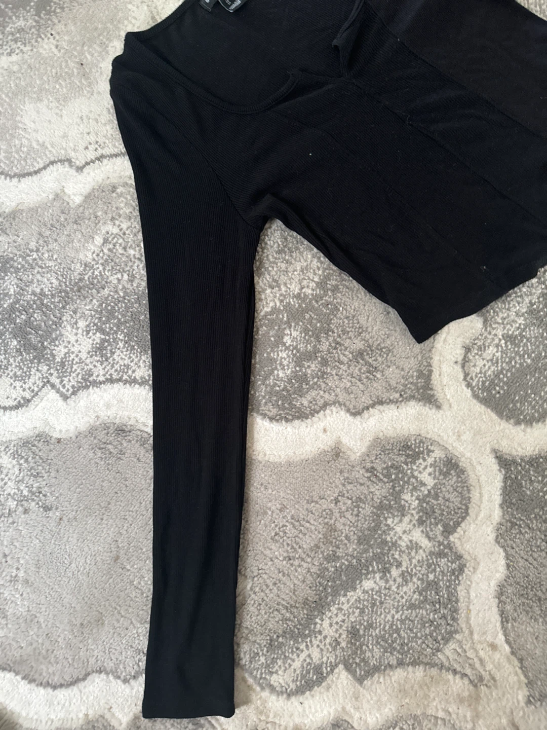 Streetwear Society Black Long Sleeve Top - Size L - photo 2