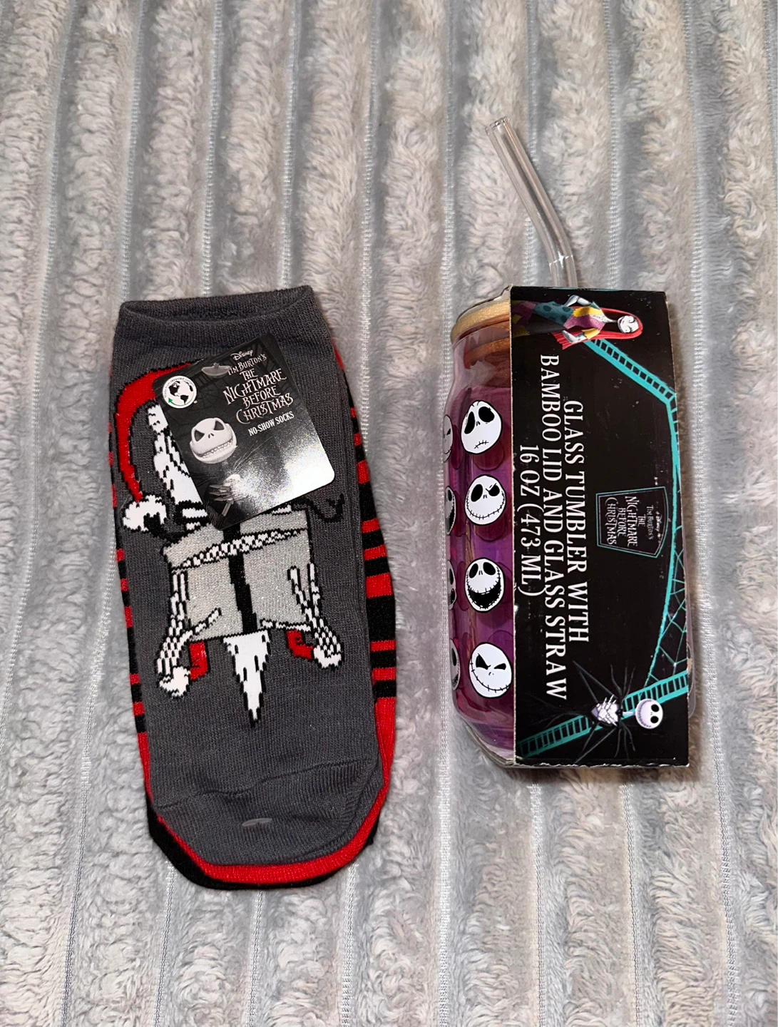 Glass Tumbler & Socks Set