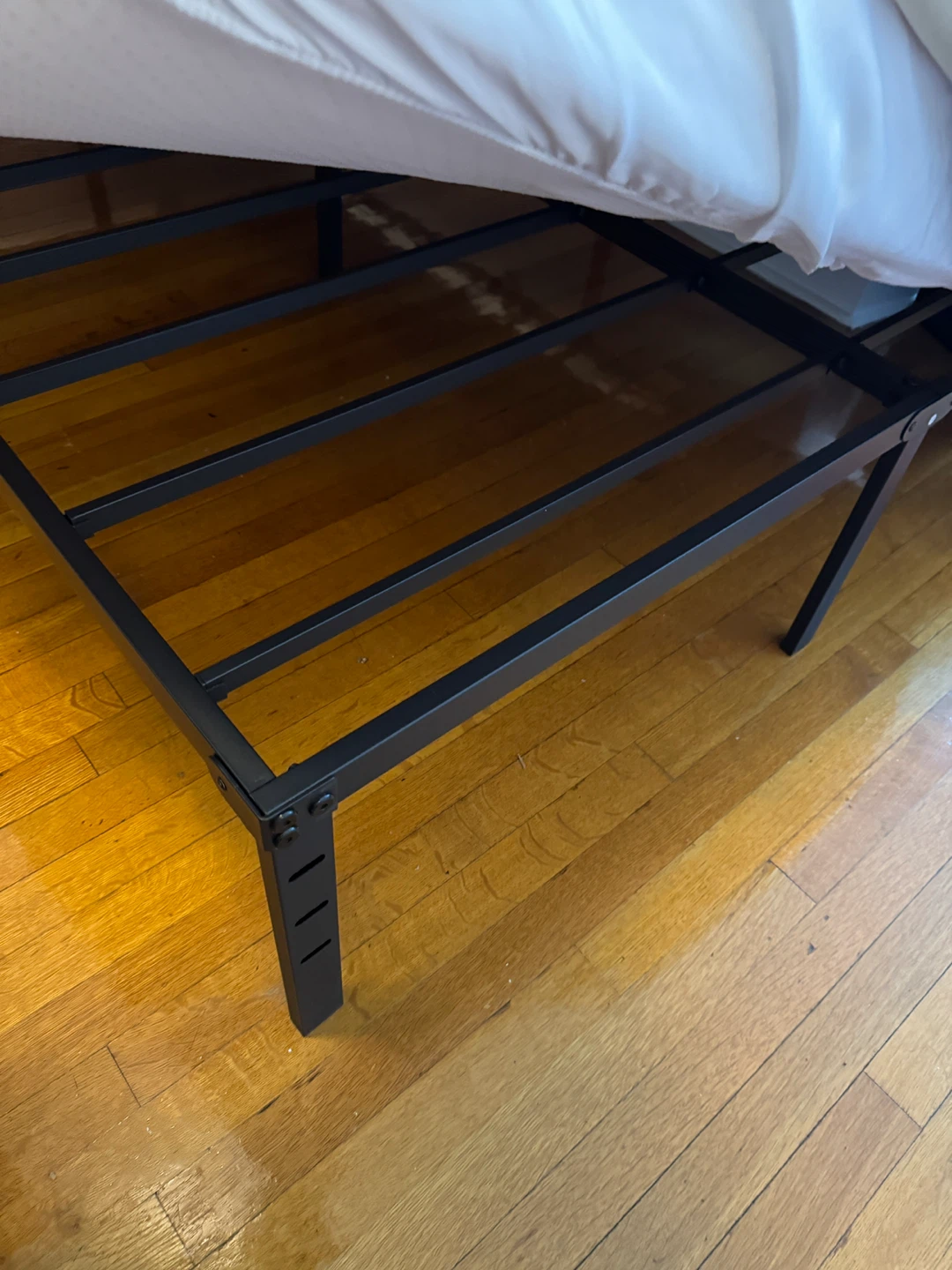 Metal Full Size Bed Frame Black 14 Inch