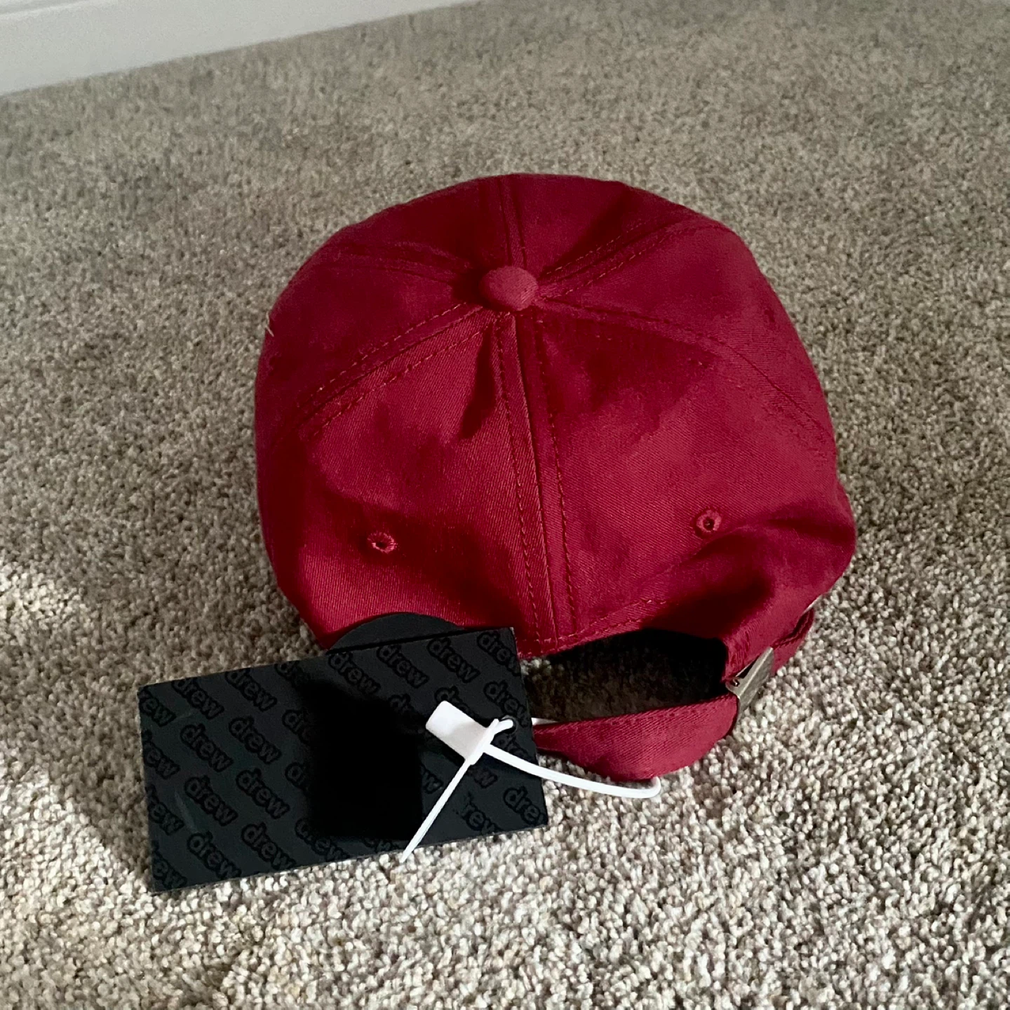Drew House Baseball Cap - Red - photo 4