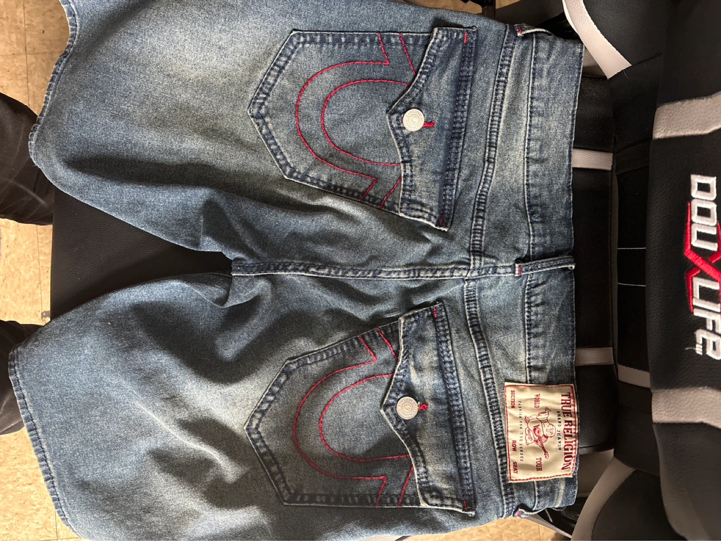 True Religion Distressed Denim Shorts - photo 2