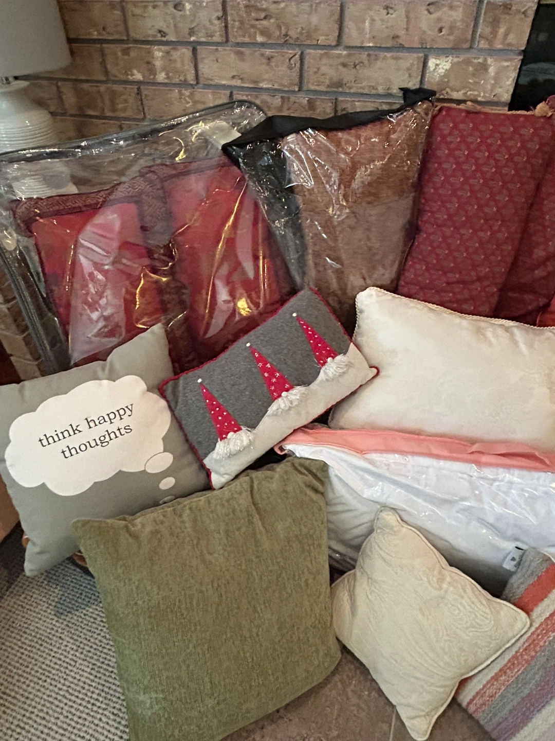 Assorted Decorative Throw Pillows