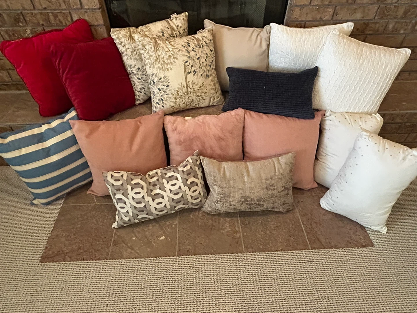 Assorted Decorative Throw Pillows - photo 4