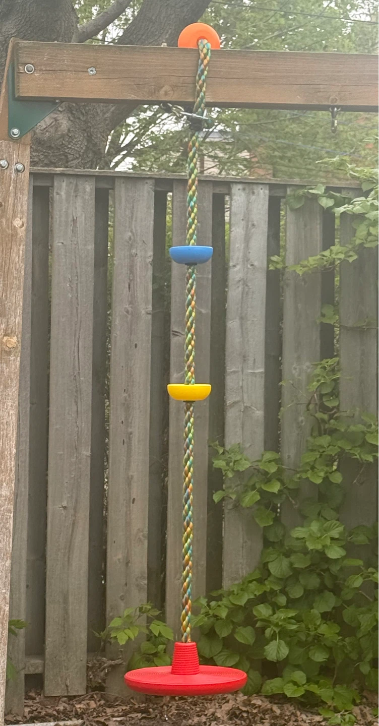 TURFEE Kids Climbing Rope Tree Swing Set Blue - photo 2