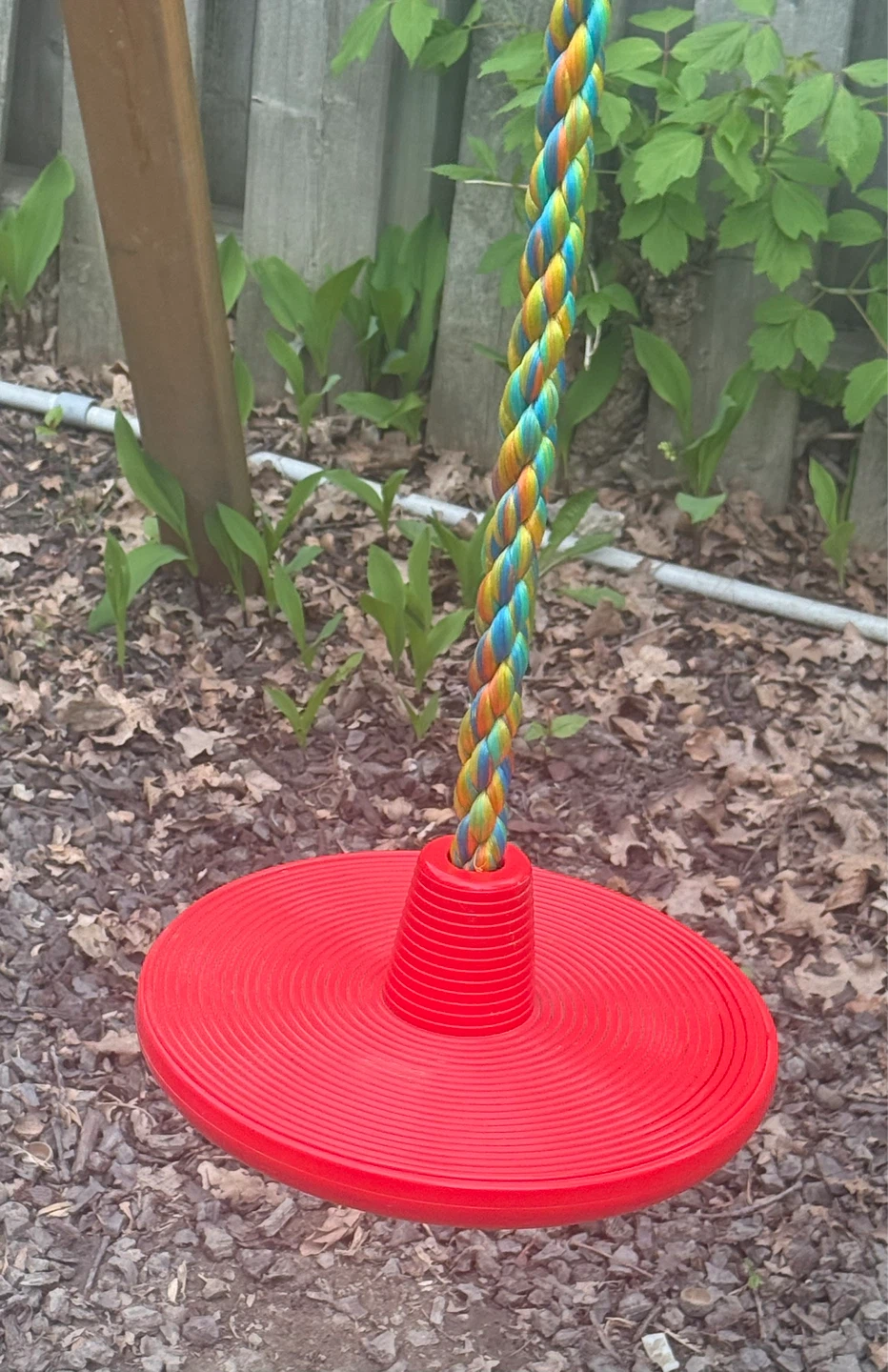 TURFEE Kids Climbing Rope Tree Swing Set Blue