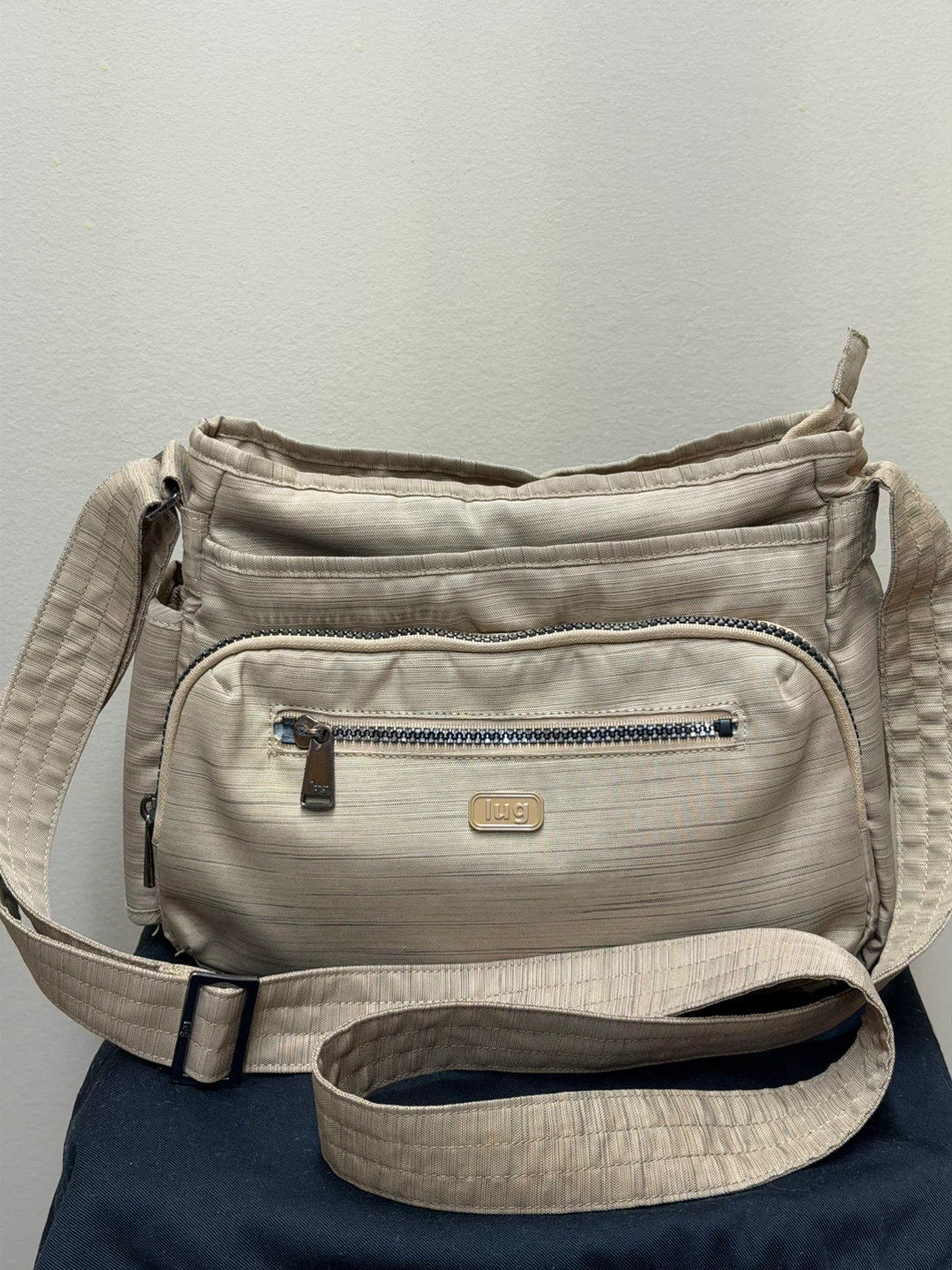 Lug’s Gold Shimmy Crossbody Bag