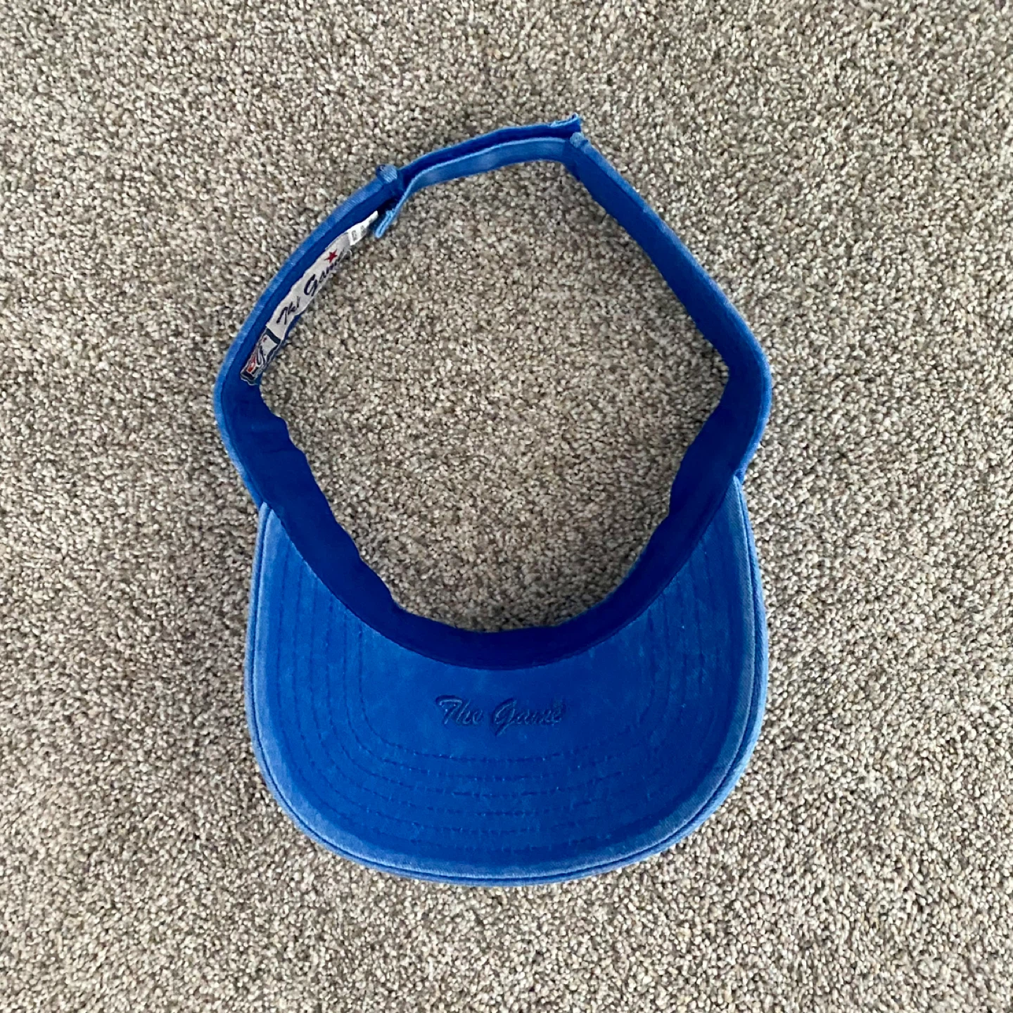 The Game Royal Blue Washed Cotton Visor Hat - photo 4
