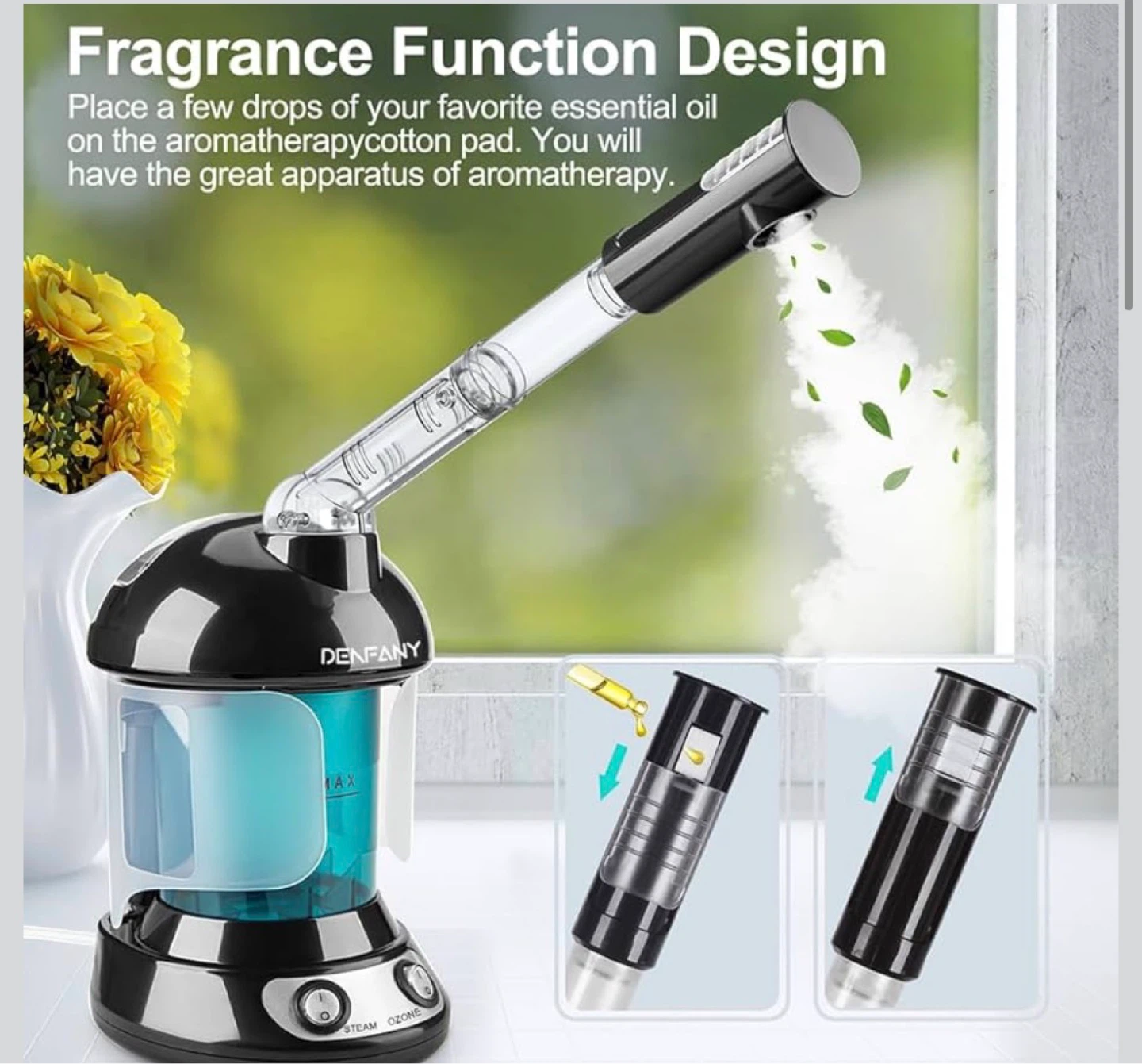 Nano Ion Hot Mist Facial Steamer with Extendable Arm - photo 5