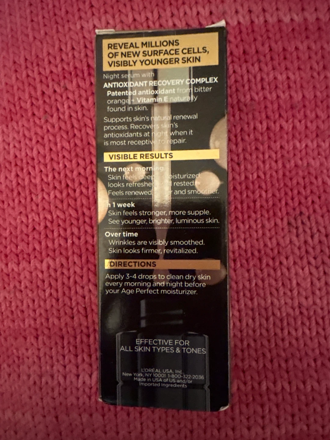 L'Oréal Paris Age Perfect Cell Renewal Midnight Serum - photo 2