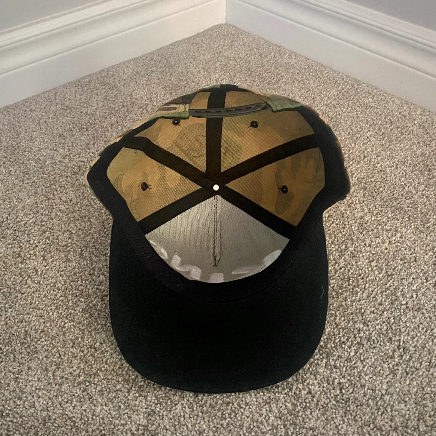 Camouflage KING Snapback Hat with Crown - photo 4