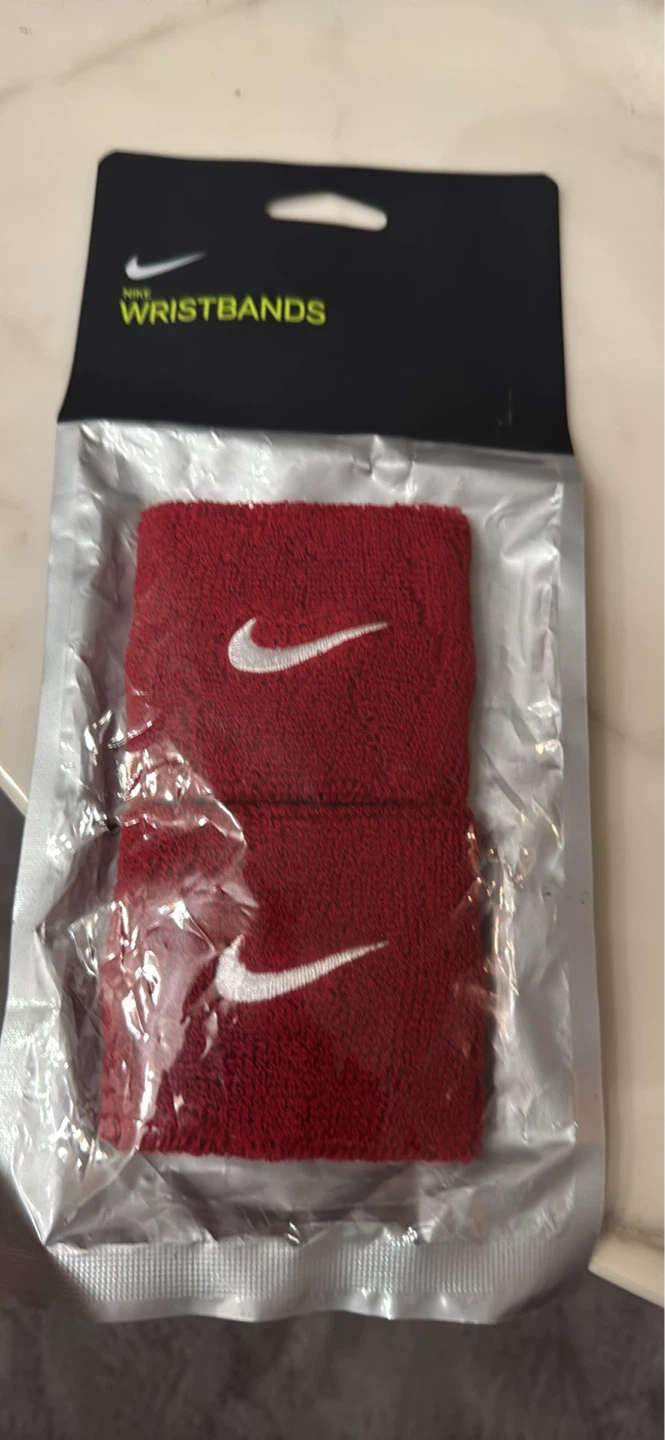 Nike Wristbands - Red, Black, White (3 Pairs) - photo 2