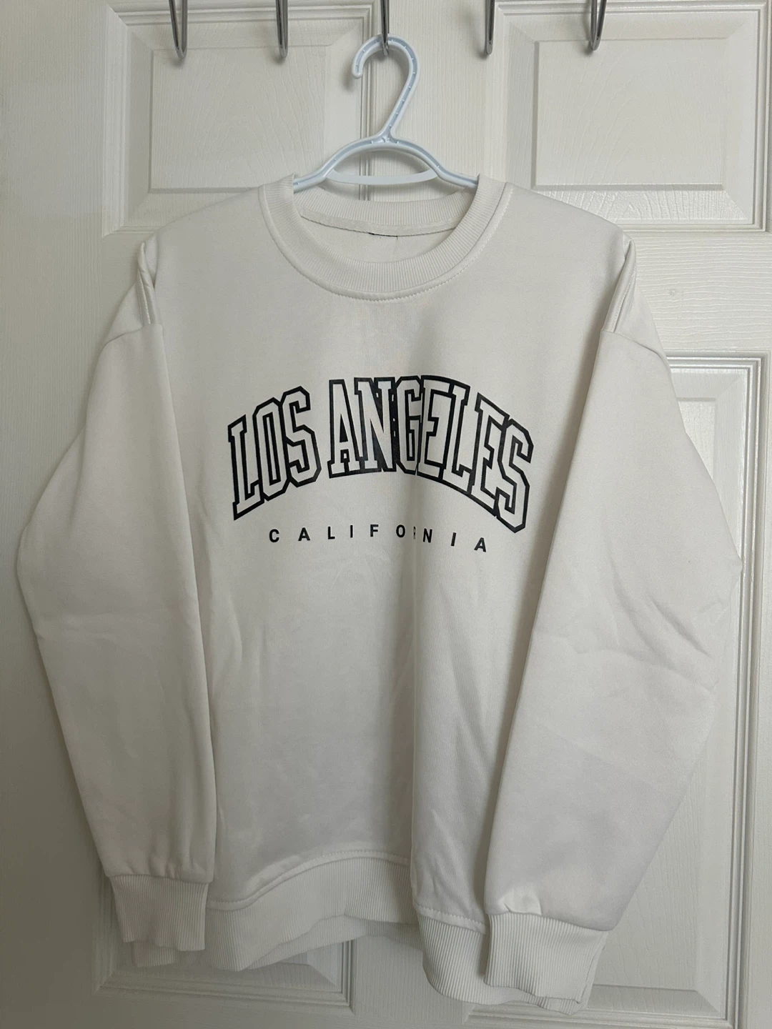 White Los Angeles California Graphic Sweatshirt