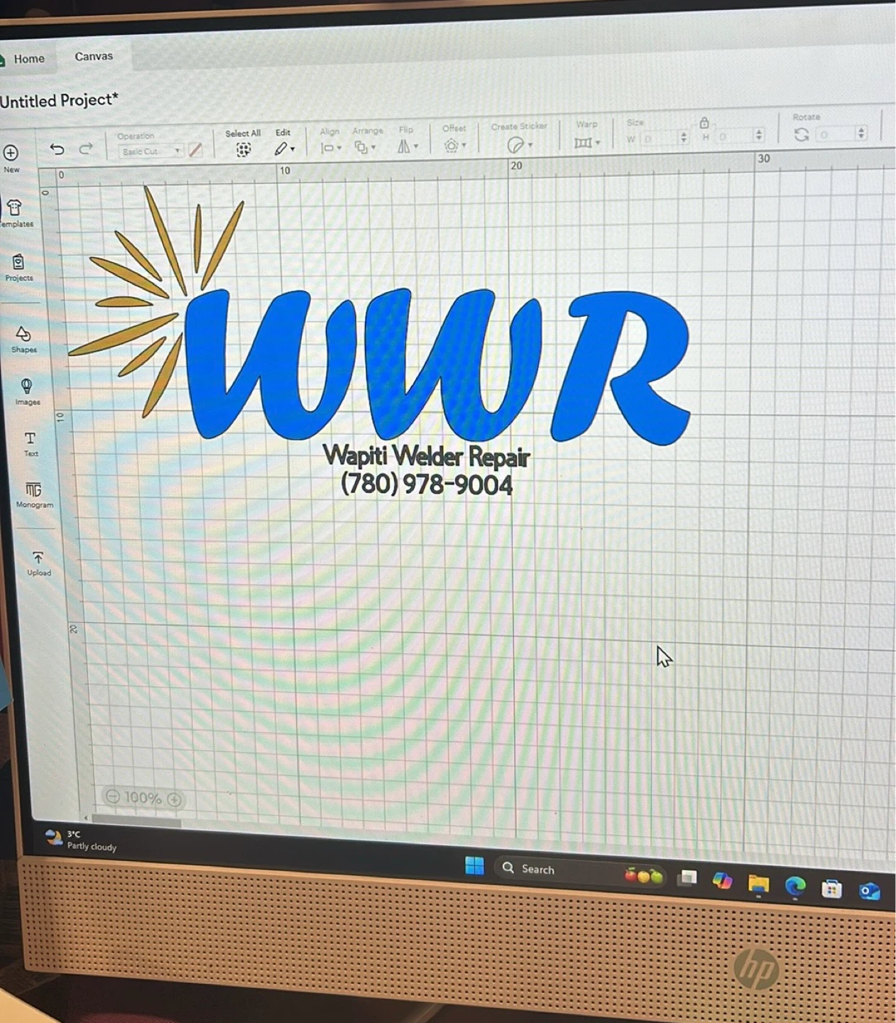 Logo Sticker, custom logo designing