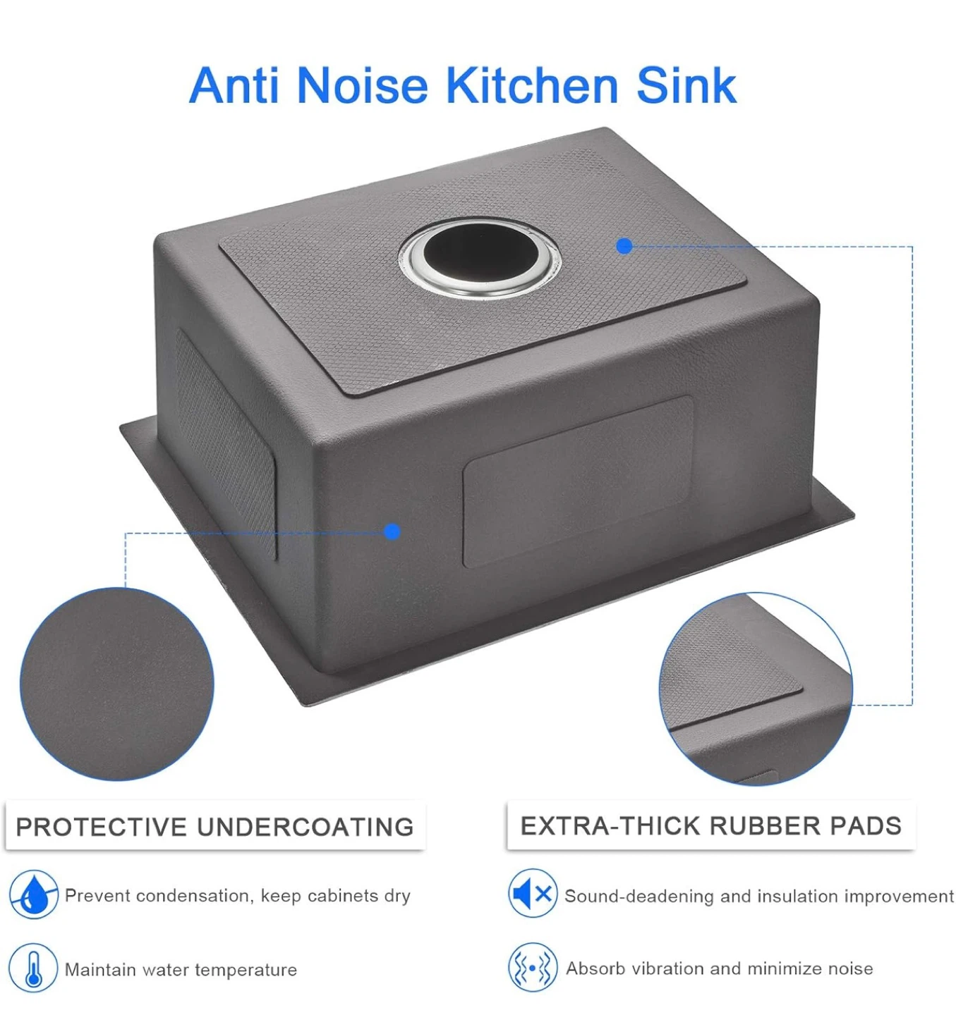 SUS304 Stainless Steel Kitchen Sink - photo 4