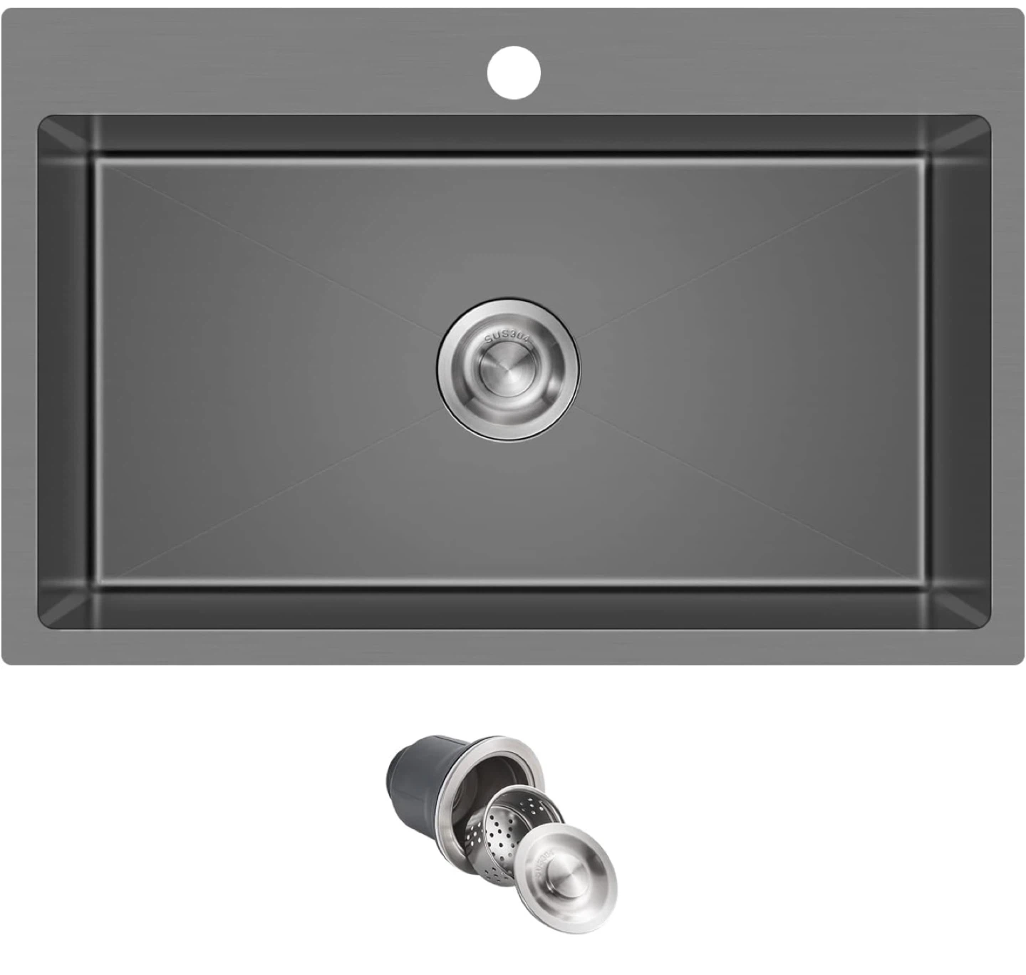 SUS304 Stainless Steel Kitchen Sink